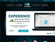 Tablet Screenshot of icora.com